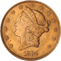 1884-S $20 Liberty PCGS MS63