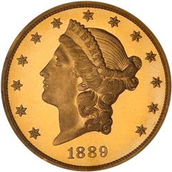 1889 $20 Liberty NGC PF65 UC