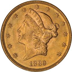 1889-S $20 Liberty NGC MS63