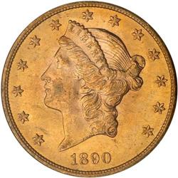 1890-S $20 Liberty PCGS MS63