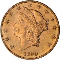 1890-S $20 Liberty PCGS MS63