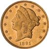 Image 1 : 1891 $20 Liberty NGC AU58