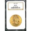 Image 3 : 1903 $20 Liberty NGC MS65