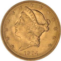1904 $20 Liberty PCGS MS64