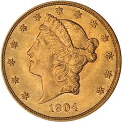1904 $20 Liberty PCGS MS64
