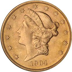 1904-S $20 Liberty NGC MS65