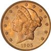 Image 1 : 1905-S $20 Liberty PCGS MS63