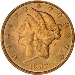 1907 $20 Liberty PCGS MS63