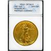 Image 3 : 1907 $20 St. Gaudens. High Relief, Wire Rim ANACS MS60