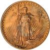 Image 1 : 1907 $20 St. Gaudens. Flat Relief NGC MS66