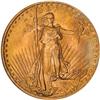 Image 1 : 1907 $20 St. Gaudens. Flat Relief PCGS MS66