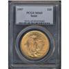 Image 3 : 1907 $20 St. Gaudens. Flat Relief PCGS MS65
