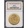 Image 3 : 1907 $20 St. Gaudens. Flat Relief NGC MS64