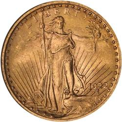 1922 $20 St. Gaudens NGC MS65