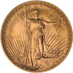 1923-D $20 St. Gaudens PCGS MS65