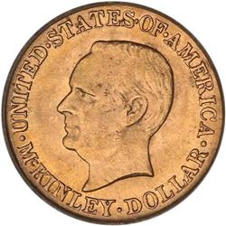 1916 McKinley Gold $1 PCGS MS65