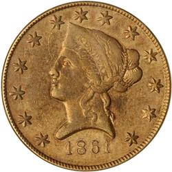 1861Clark, Gruber &Co.(Denver, Colorado)$10G PCGS AU53