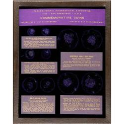 1915-S Pan-Pac Double Set Original Frame (No Coins)