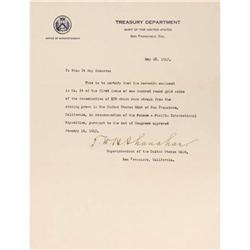 1915-S Panama-Pacific Exposition Original Documents