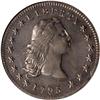 1795 Flowing Hair Dollar, 3 Leaves BB-27 NGC AU55