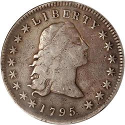 1795 FL Hair $1. 3 Leaves ANACS Dtls VG8 Plugged