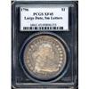 Image 3 : 1796 Bust $1. Lg Date, Sm Letters PCGS EF45
