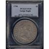 Image 3 : 1798 Bust $1. Heraldic Eagle, Close Date PCGS VF35