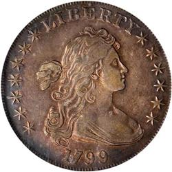 1799 Bust $1 ICG AU50