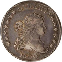 1800 Bust $1 B-10 BB-190 ANACS EF40