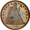 Image 1 : 1868 Liberty Seated $1 NGC Proof 67