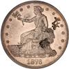 Image 1 : 1876-CC Trade Dollar. Dbld Die Chop Mark PCGS MS61
