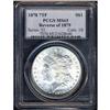 Image 3 : 1878 Morgan $1. 7 Tail Feathers, Rev of 1879 PCGS MS65
