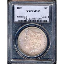 1879 Morgan $1 PCGS MS65