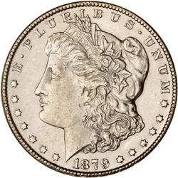 1879-CC Morgan Dollar. Capped die PCGS MS63