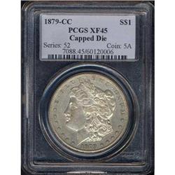 1879-CC Morgan $1. Capped Die PCGS EF45