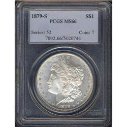 1879-S Morgan $1. Rev of 1879 PCGS MS66