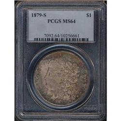 1879-S Morgan $1. Rev of 1879 PCGS MS64