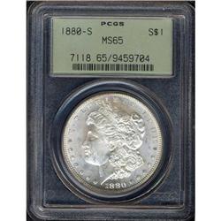 1880-S Morgan $1 PCGS MS65