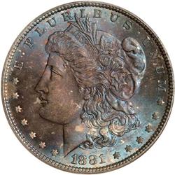 1881 Morgan $1 NGC MS66
