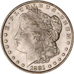 1881-CC Morgan $1 PCGS MS67