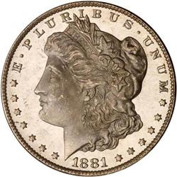 1881-CC Morgan $1 PCGS MS66