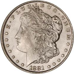 1881-CC Morgan $1 NGC MS66