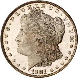 1881-O Morgan Dollar PCGS MS64DMPL