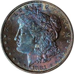 1881-S Morgan $1 PCGS MS65