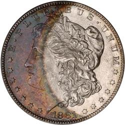 1881-S Morgan $1 PCGS MS65