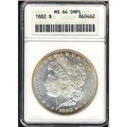 1882 Morgan $1 ANACS MS64 DMPL