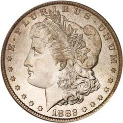 1882-CC Morgan $1 PCGS MS66