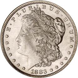 1883 Morgan $1 NGC MS67