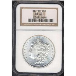 1883-CC Morgan $1 NGC MS66