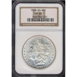 1883-CC Morgan $1 NGC MS66